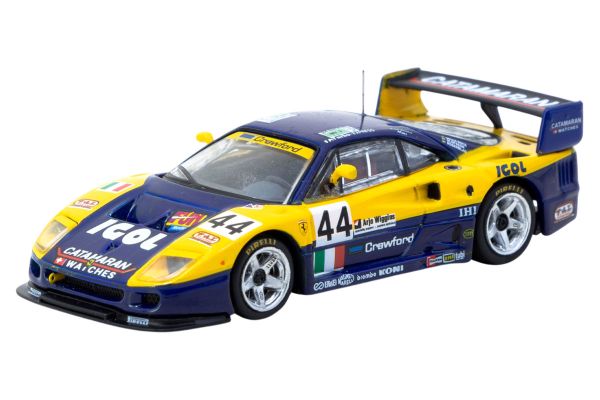 Tarmac Ferrari F40 GTE #44 blau/gelb 24h 1996 Le Mans