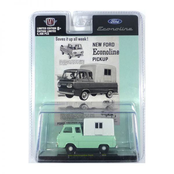 M2 Machines 31500-HS16-20-114 Ford Econoline Truck mintgrün 1965 Maßstab 1:64 Modellauto