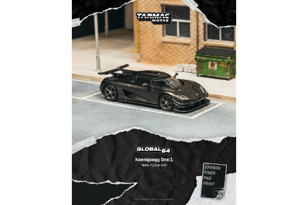 ***PREORDER Tarmac Koenigsegg One:1 KNC carbon