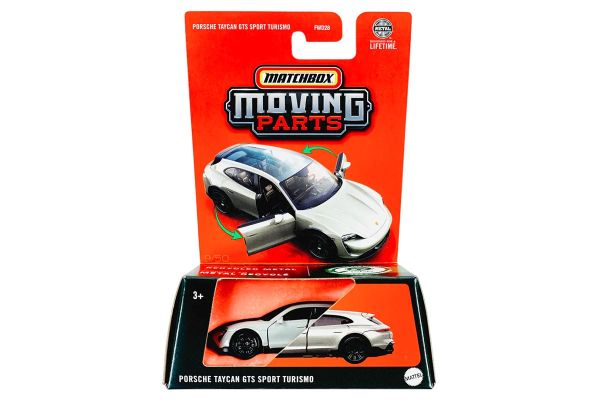 Matchbox FWD28-JBW75 Porsche Taycan GTS Sport Turismo grau Moving Parts 2025 Maßstab ca. 1:64