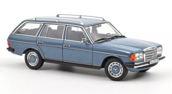 Norev 183737 Mercedes-Benz 200 T (S123) blau metallic 1980 Maßstab 1:18 Modellauto