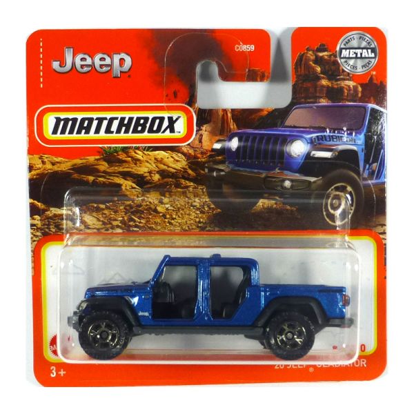 Matchbox GXM54 Jeep Gladiator 2020 blau metallic 36/100 Maßstab 1:64 Modellauto