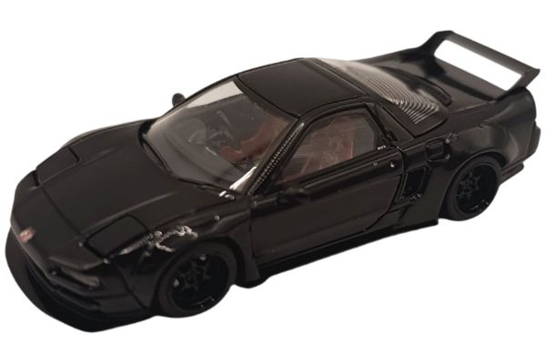 MicroTurbo Custom Honda NSX-R Widebody schwarz metallic (RHD) 1:64