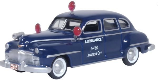 Oxford 87DS46005 DeSoto Suburban "Ambulance" dunkelblau 1946 Maßstab 1:87 Modellauto