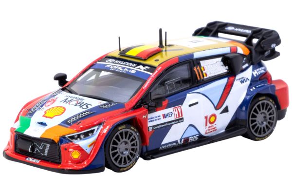 Tarmac Hyundai i20 N Rally1 Hybrid weiss/blau/rot 2024 Kroatien Rally 1:64