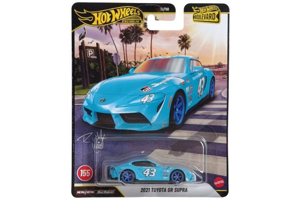 Hot Wheels JHW34 Toyota GR Supra 2021 hellblau - Boulevard #155