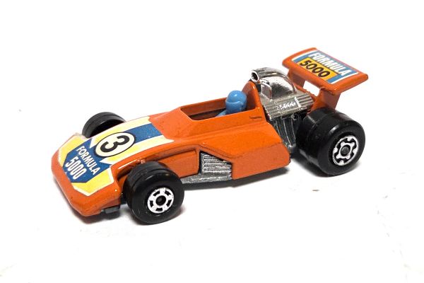 gebraucht! Matchbox No.36 Formula 5000 orange #3 Rennwagen Lesney 1975 - ganz leicht bespielt