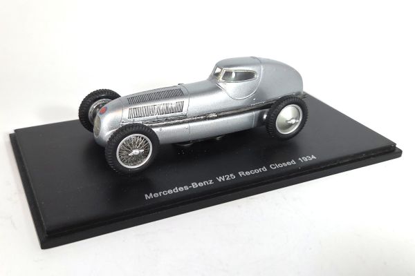 NOS! Spark Mercedes-Benz W25 Record Closed 1934 silber 1:43