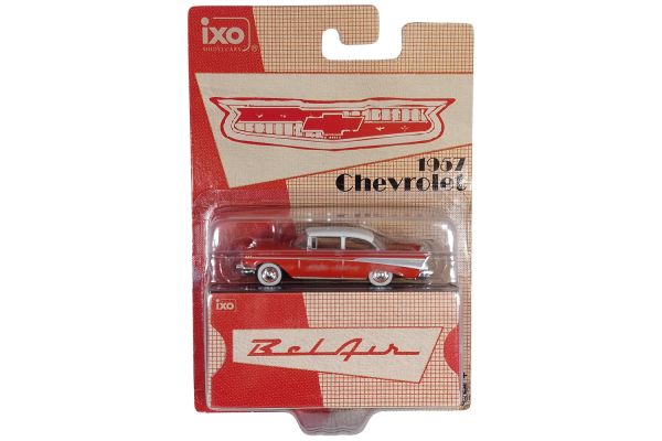 IXO America Chevrolet Bel Air 1957 rot/weiss 1:64