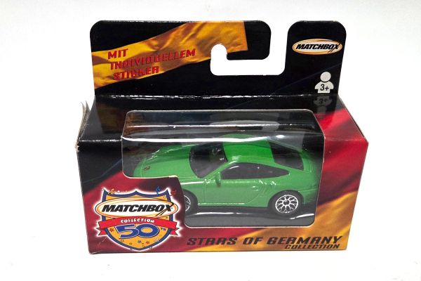 NOS! Matchbox 90156 Porsche 911 turbo 996 grün 1:58