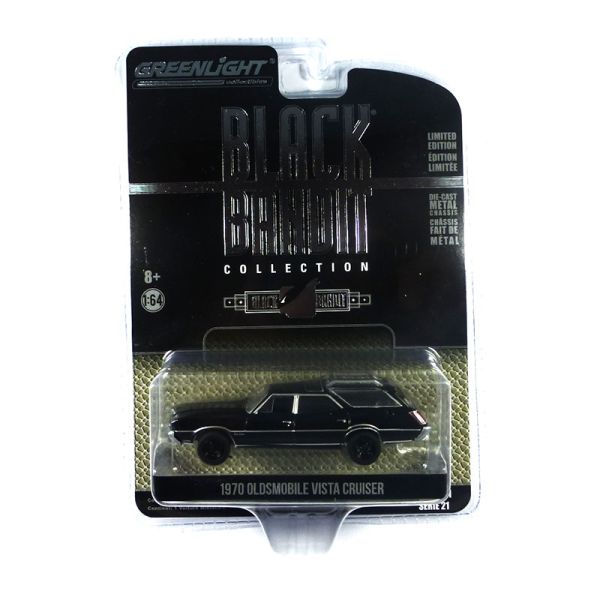 Greenlight 27990-C Oldsmobile Vista Cruiser schwarz 1970 - Black Bandit 1:64