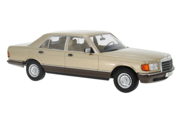 Modelcar Mercedes-Benz S-Klasse (W126) 1979 beige metallic 1:18