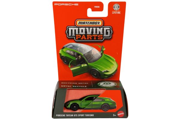 Matchbox FWD28-JHV45 Porsche Taycan GTS Sport Turismo grün metallic - Moving Parts 2026 1:64