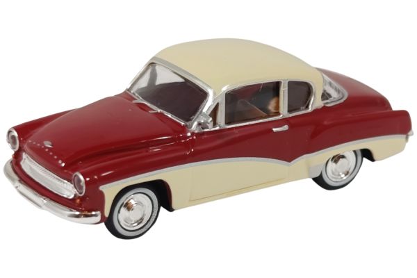 Brekina Wartburg 311 Coupe 1959 dunkelrot/hellbeige