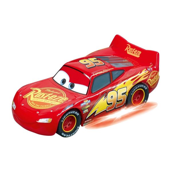 Carrera 20064150 GO!!! Disney Pixar Cars &quot;Lightning McQueen - Neon Nights&quot; rot Fahrzeug