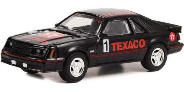 Greenlight 41150-C Ford Mustang GT "Texaco" schwarz/rot 1982 - Running on Empty 15 Maßstab 1:64 Mode