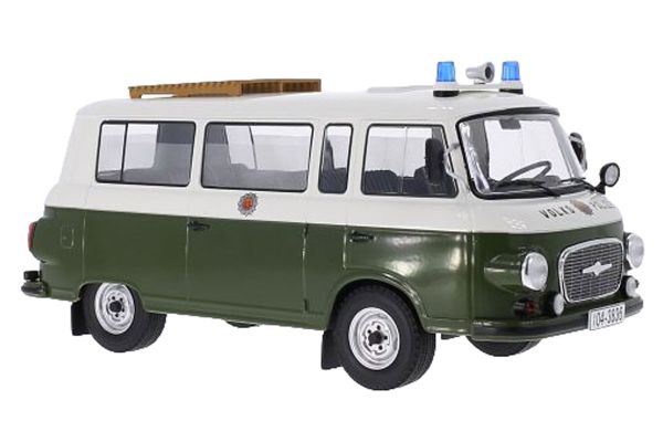 Modelcar Barkas B 1000 Volkspolizei 1965 grün/weiss 1:18