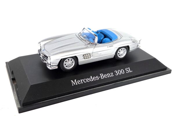 NOS! Schuco Mercedes-Benz 300 SL Roadster (W198) silber 1:43