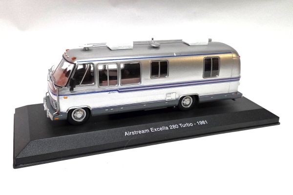 gebraucht! Airstream Excella 280 Turbo Wohnmobil 1981 silber 1:43 - fast wie neu #1