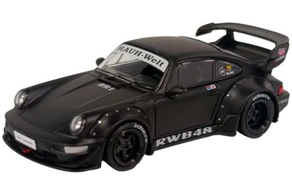 INNO64 Porsche 911 (964) RWB matt schwarz 1:64