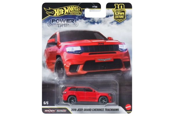 Hot Wheels FPY86-JKF28 Jeep Grand Cherokee Trackhawk 2019 rot - Power Trip 5/5 1:64