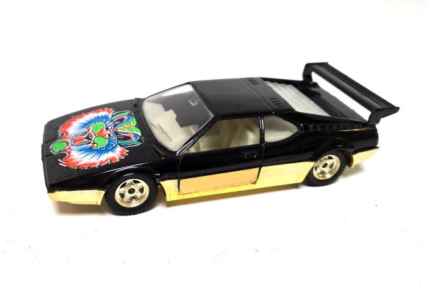 gebraucht! Polistil BMW M1 schwarz/gold 1:25 - ganz leicht bespielt