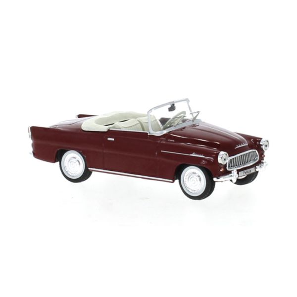 IXO Models CLC388 Skoda Felicia Cabrio dunkelrot 1964 Maßstab 1:43 Modellauto