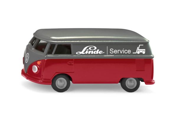 ***Siku 2362 VW T1 Transporter "Linde Service" rot/grau Maßstab 1:50