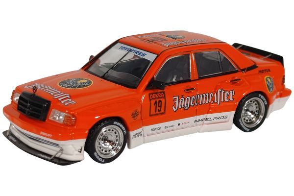 INNO64 Pandem Rocket Bunny Mercedes-Benz 190E Jägermeister orange