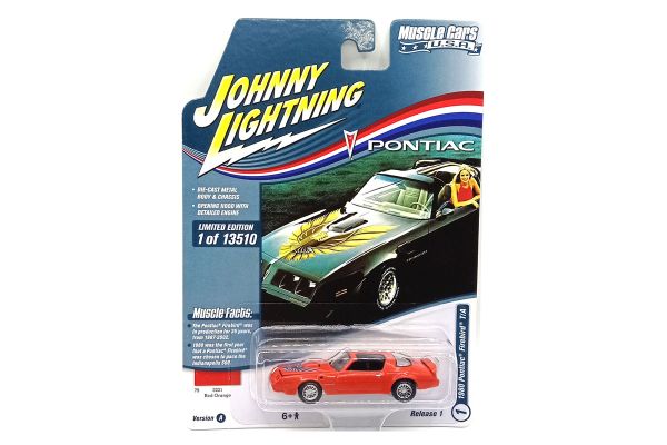 Johnny Lightning JLMC029A-1 Pontiac Firebird T/A rot 1980 - Muscle Cars USA 2022 R1 Maßstab 1:64 Mod