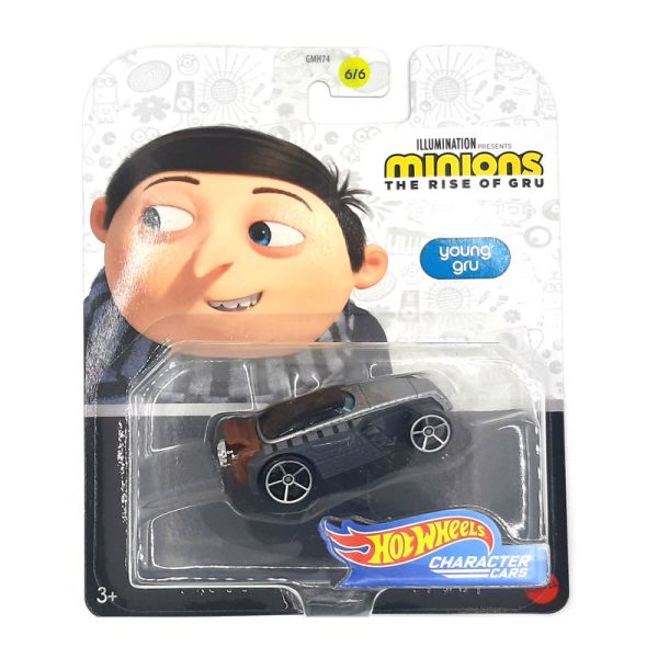 Hot Wheels GMH74-75 Character Car &quot;Young Gru&quot; Minions - The Rise of Gru
