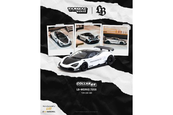 ***PREORDER Tarmac LB-WORKS McLaren 720S weiss