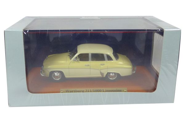 NOS! Atlas 7130114 Wartburg 311/1000 Limousine 1962 blassgelb/creme 1:43