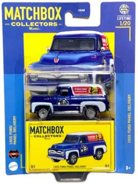 Matchbox GBJ48-HVW13 Ford Panel Delivery blau metallic/weiss 1955 - Collectors Serie 1/20 Maßstab ca