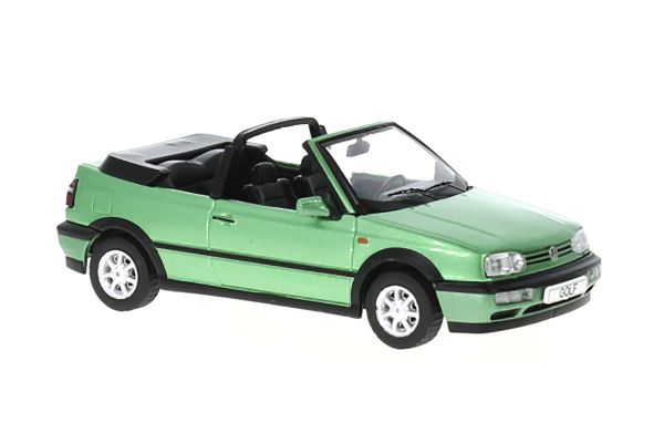 IXO Models CLC427 VW Golf III Cabriolet grün metallic 1995 Maßstab 1:43 Modellauto