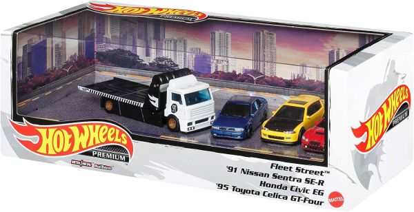 Hot Wheels GMH39-HCR53 Geschenkset #12 "Nissan Sentra, Honda Civic, Toyota Celica" ca. 1:64