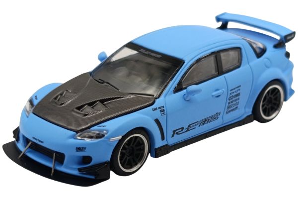 Pop Race 270 Mazda RX-8 Re-Amemiya hellblau 1:64