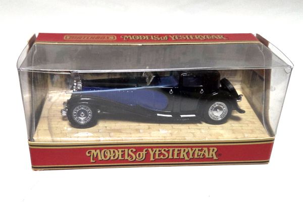 gebraucht! Matchbox YY-45 Bugatti Royal blau/schwarz 1:46 - fast wie neu mit BOX
