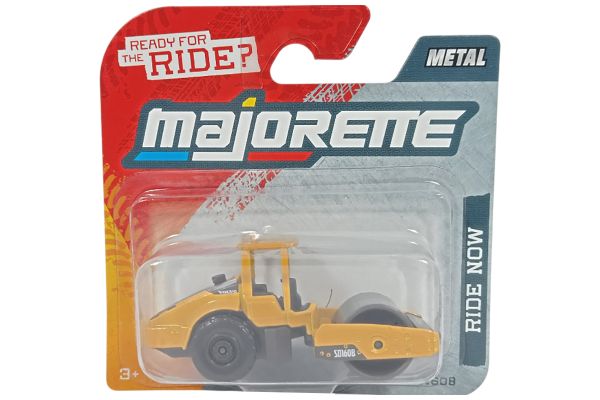 Majorette Volvo SD1608 Straßenwalze gelb - Ride Now