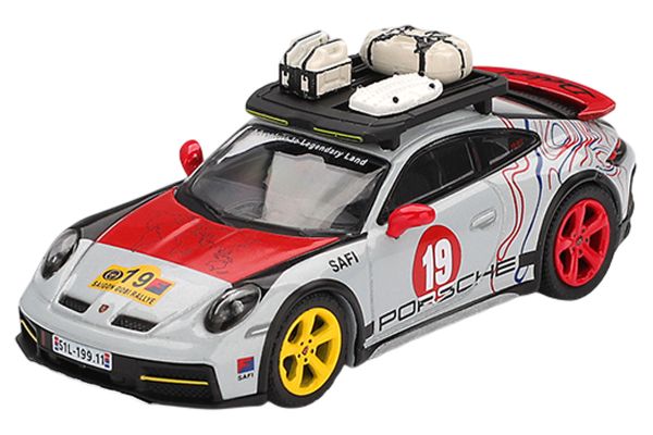 MiniGT 1068 Porsche 911 Dakar Uncle Rally grau 1:64