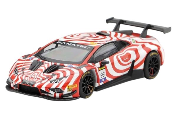 ***PREORDER MiniGT 1371 Lamborghini Huracan GT3 EVO2 #93 Wall Racing 12h Bathurst 2025 rot/weiss