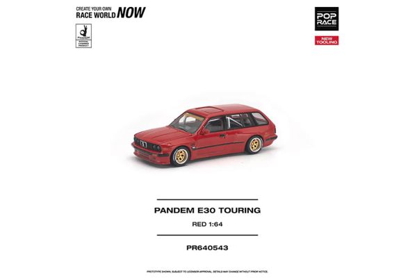 ***PREORDER Pop Race Pandem BMW E30 Touring rot
