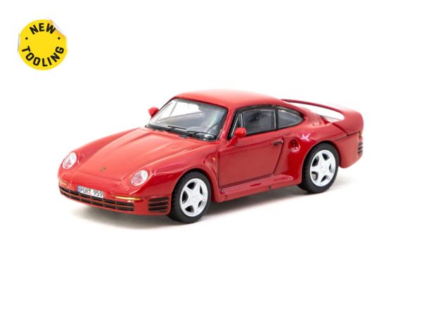 Tarmac Porsche 959 rot 1:64