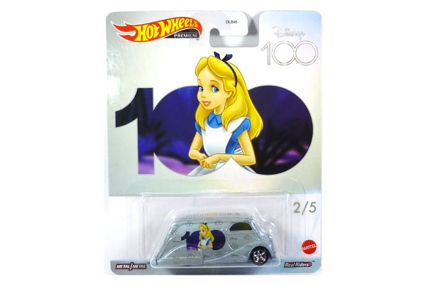 Hot Wheels DLB45-HKC89 Deco Delivery "Cinderella" eisblau - Disney 100th 2/5 Maßstab 1:64 Modellauto