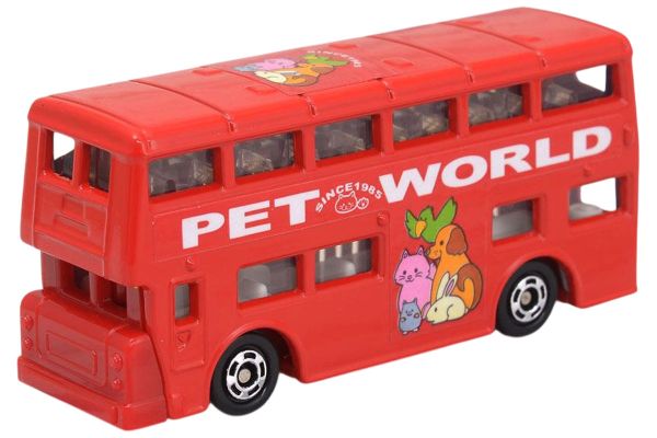 Tomica TO095 London Doppeldeckerbus rot 1:130
