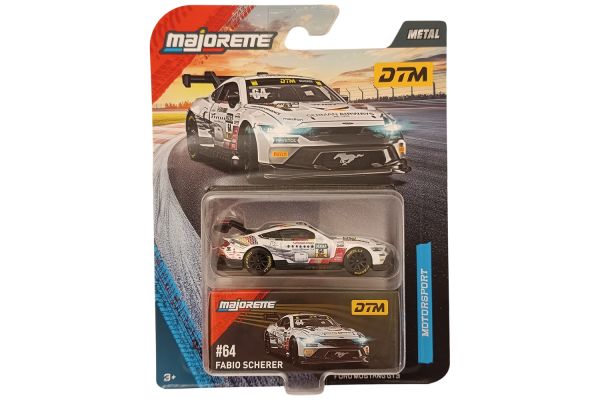 Majorette Ford Mustang GT3 #64 Scherer weiss