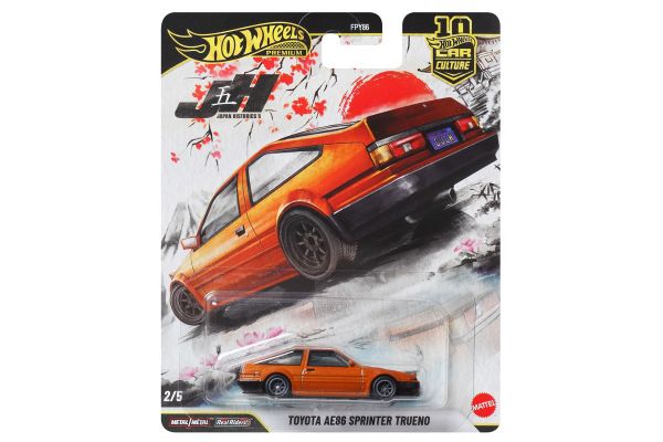 Hot Wheels FPY86-JKF10 Toyota AE86 Sprinter Trueno orange - Japan Historics 1:64