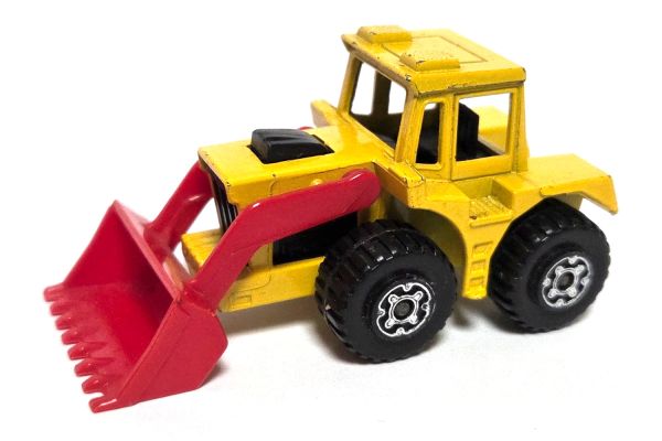 gebraucht! Matchbox No.29 Tractor Shovel gelb/rot 1976 - ganz leicht bespielt