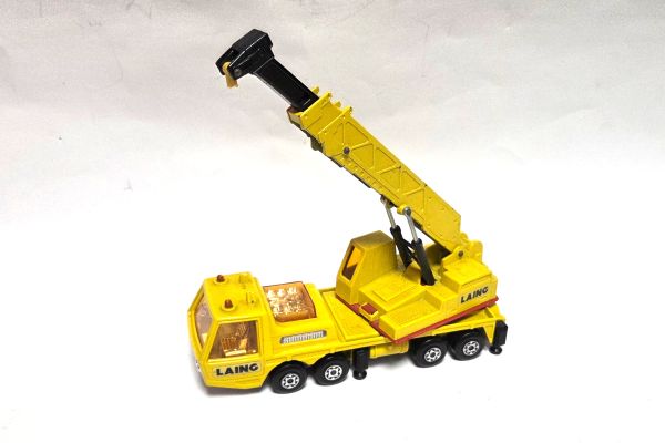 gebraucht! Matchbox K-12 Hercules Mobile Crane gelb Super Kings 1974 - leicht bespielt